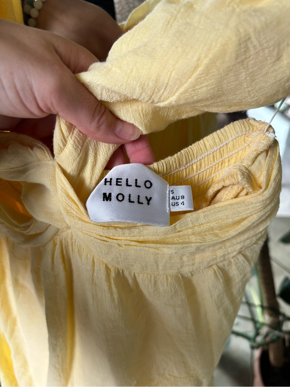 Hello Molly Soft Pastel Yellow Dress - Picture 2 of 6